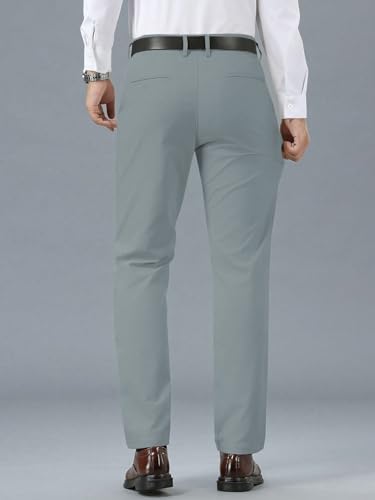 ® Men's Cotton Casual Trouser |Trouser for Men |Formal Pant for Man |Pant for Man |Cotton Pant for Men (Trouser-2042-Grey-36) - Image 4