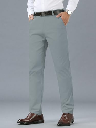 ® Men's Cotton Casual Trouser |Trouser for Men |Formal Pant for Man |Pant for Man |Cotton Pant for Men (Trouser-2042-Grey-36) - Image 6