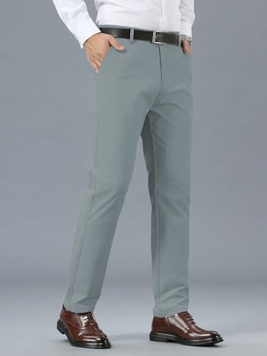 ® Men's Cotton Casual Trouser |Trouser for Men |Formal Pant for Man |Pant for Man |Cotton Pant for Men (Trouser-2042-Grey-36) - Image 5