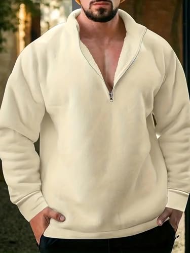 Lymio Hoodie|| Sweatshirt for Unisex || Unisex Hoodie and Sweatshirt (H-34-Cream-L) - Image 4