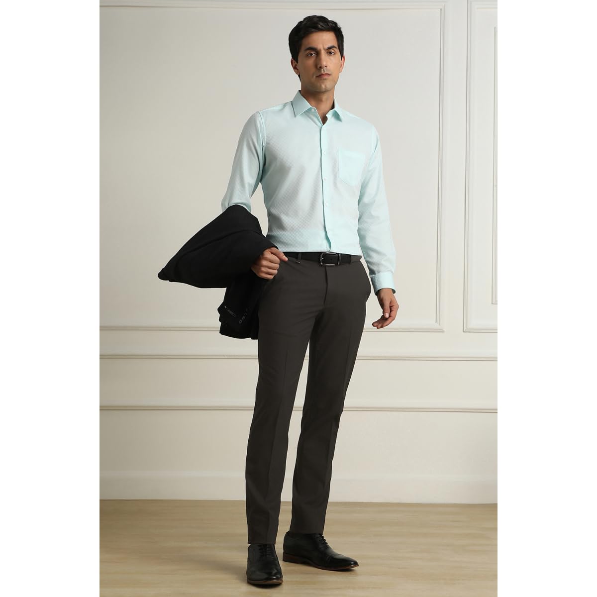 Van Heusen_Mens__Trouser_(VHTFDSLPQ97428_Black_32) - Image 5