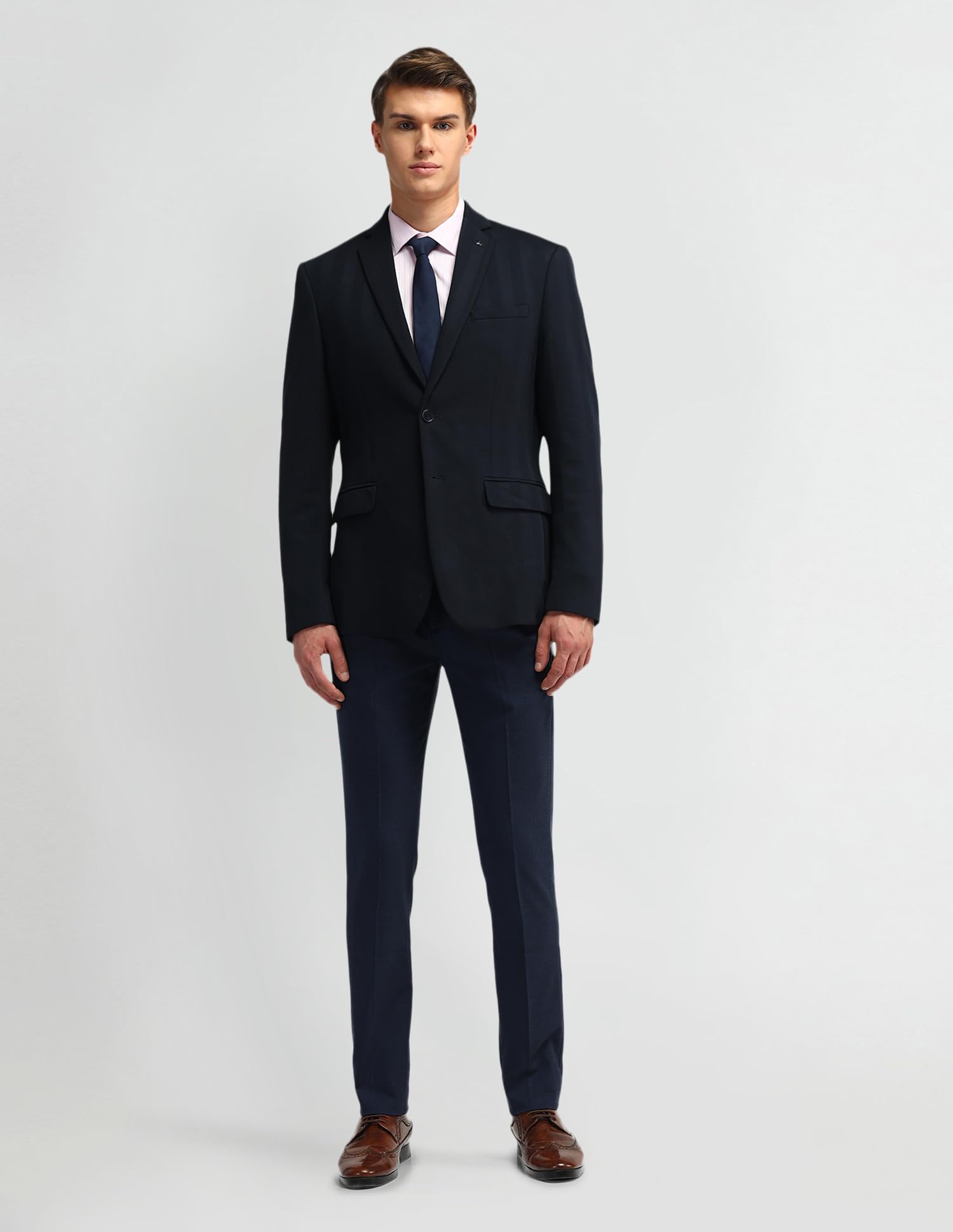 Arrow Men's Classic Slim Formal Blazer (ARAIBZ5063_Blue - Image 6