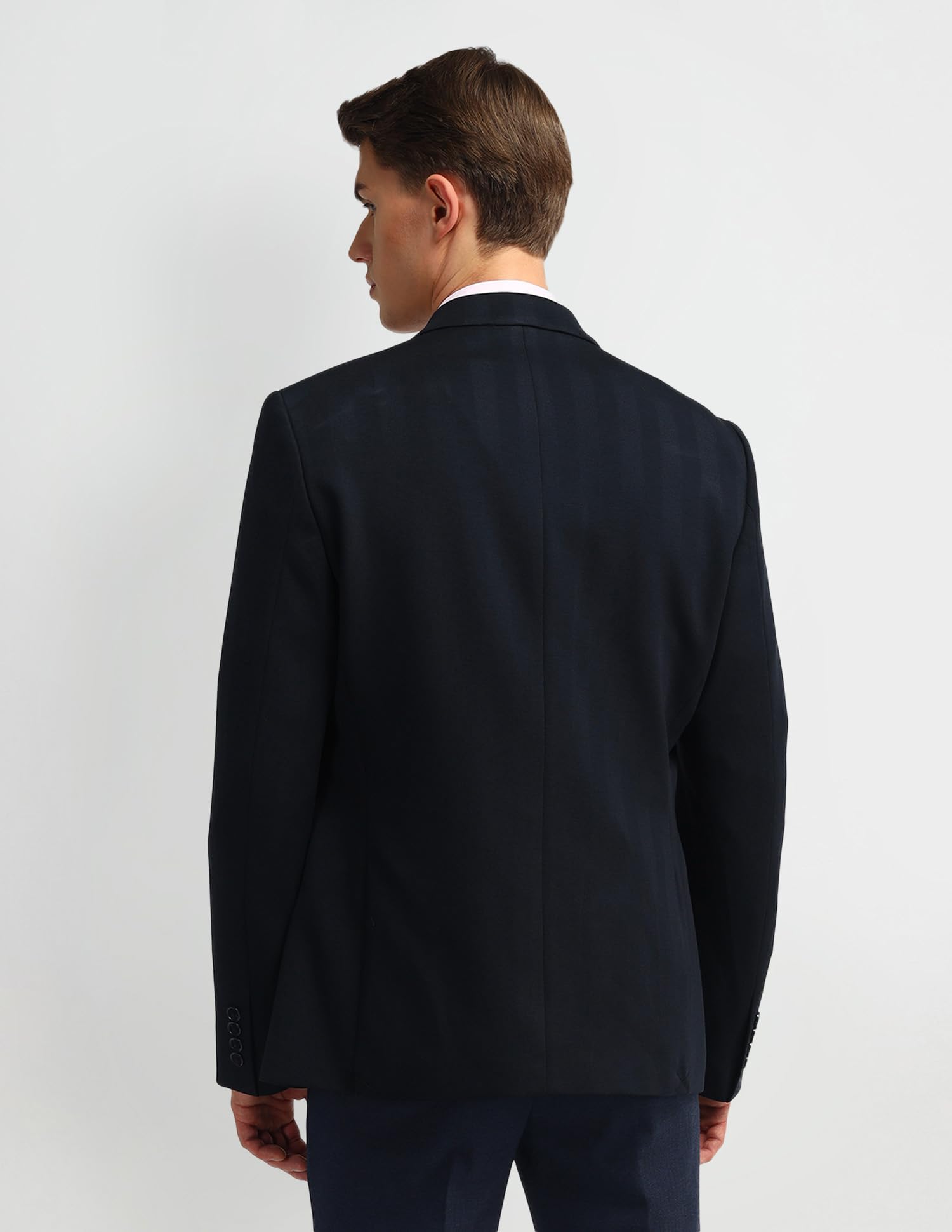 Arrow Men's Classic Slim Formal Blazer (ARAIBZ5063_Blue - Image 2