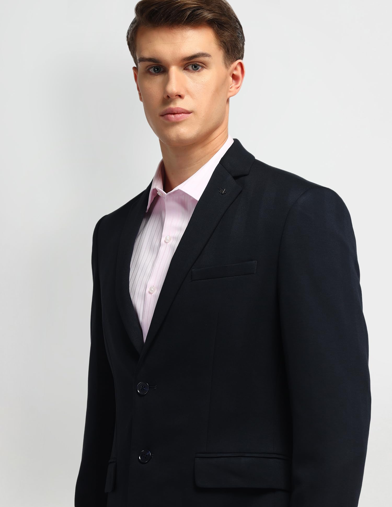 Arrow Men's Classic Slim Formal Blazer (ARAIBZ5063_Blue - Image 8