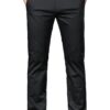 AVANOVA Regular Classic Design for Business and Formal Occasions (Men's Stretch Dress Pants 126_Black