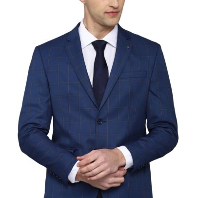 Louis Philippe Men's Blazer (LPBZMSLFV73434_Navy