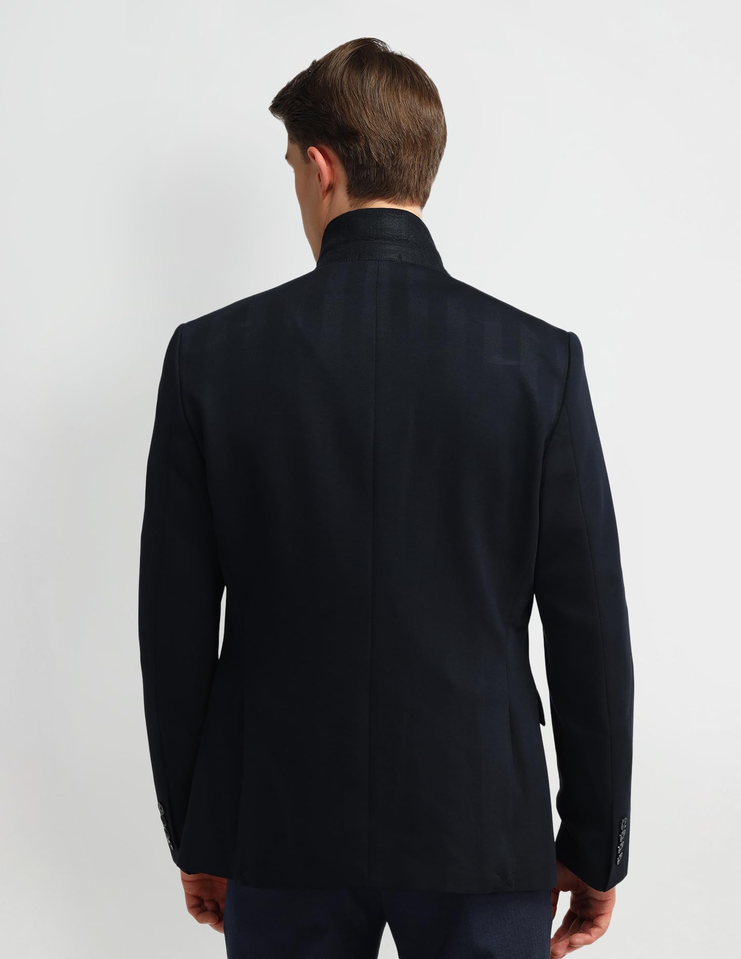 Arrow Men's Classic Slim Formal Blazer (ARAIBZ5063_Blue - Image 4