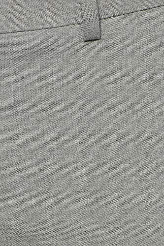 Symbol Men's Stretchable Formal Low Rise Pants | Trousers (Slim Fit) (Light Grey_34) - Image 2