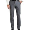 Symbol Premium Men's Mid Rise Slim Fit Formal Pants (Charcoal Grey_30)