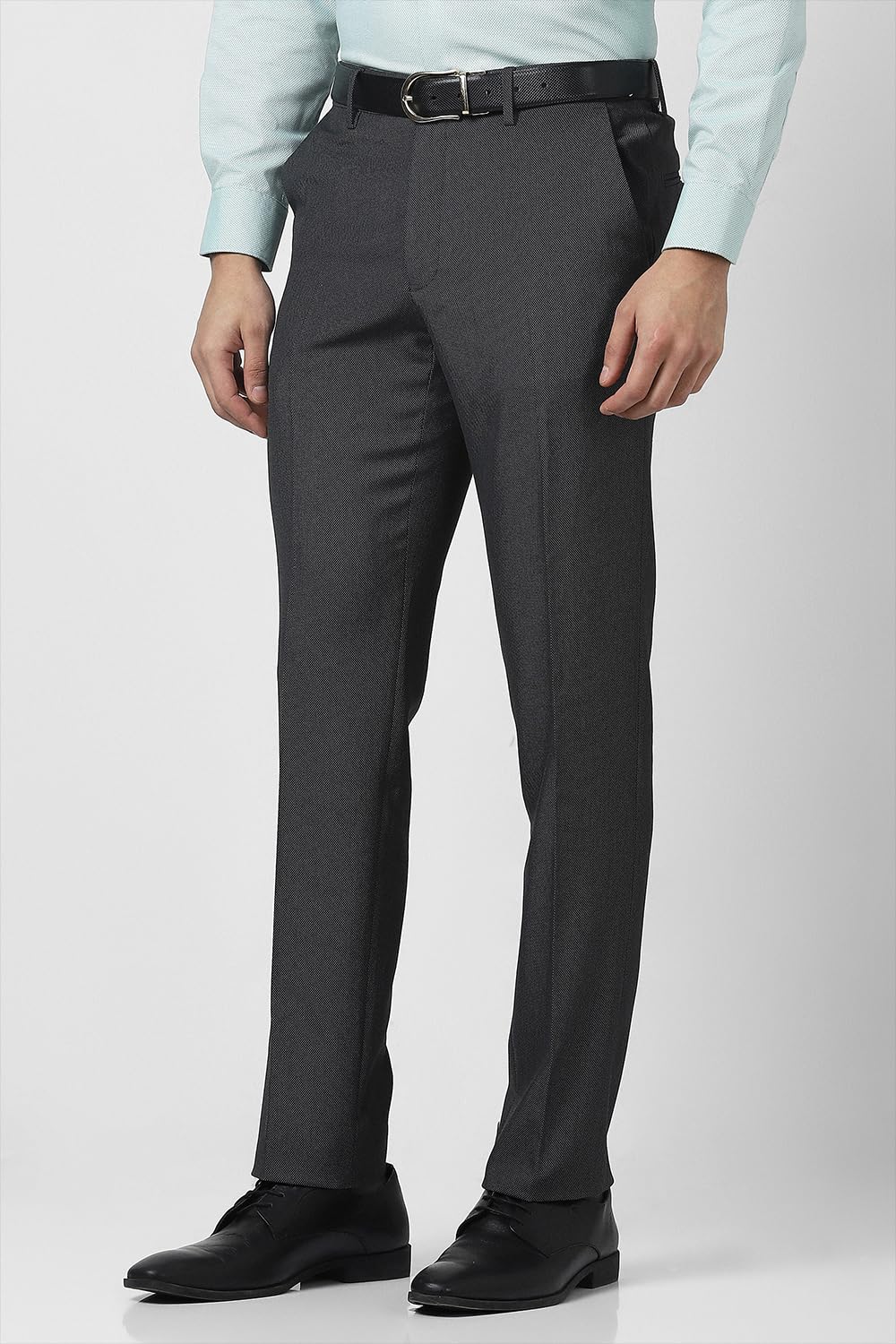 Van Heusen Men's Mid Rise Slim Pants (VHTFFSLBN49924_Olive, 34) - Image 5
