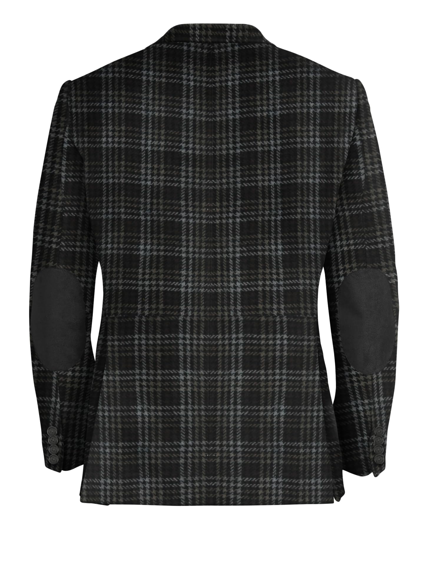 Ruby fabrics linings Unstitched Grey Yarn Dyed Blazer Tweed Flannel Fabric (2 Meter For As Per Your Use) - Image 2