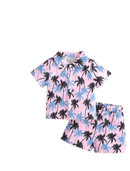 CHALODIA Baby Boy Co-Ord Set | Vibrant Multicolor Print | Perfect for Beach, Picnic & Summer Outings | Toddler Shirt & Shorts