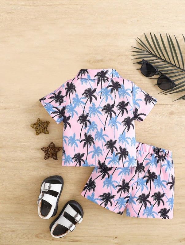 CHALODIA Baby Boy Co-Ord Set | Vibrant Multicolor Print | Perfect for Beach, Picnic & Summer Outings | Toddler Shirt & Shorts - Image 2