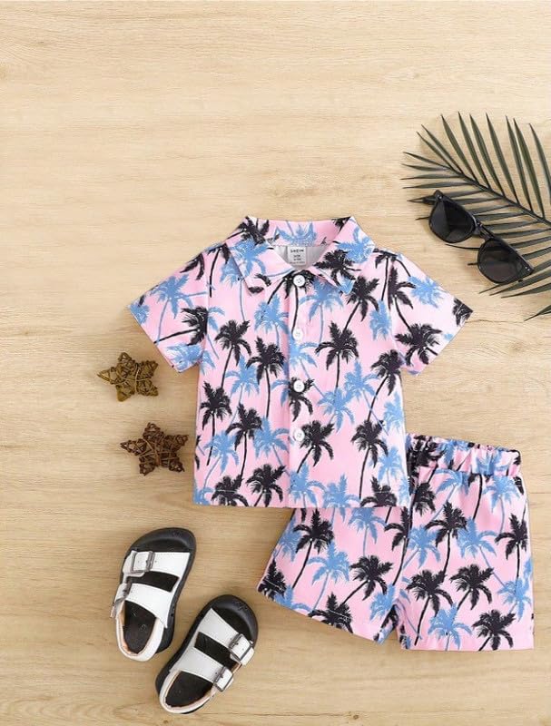 CHALODIA Baby Boy Co-Ord Set | Vibrant Multicolor Print | Perfect for Beach, Picnic & Summer Outings | Toddler Shirt & Shorts - Image 5