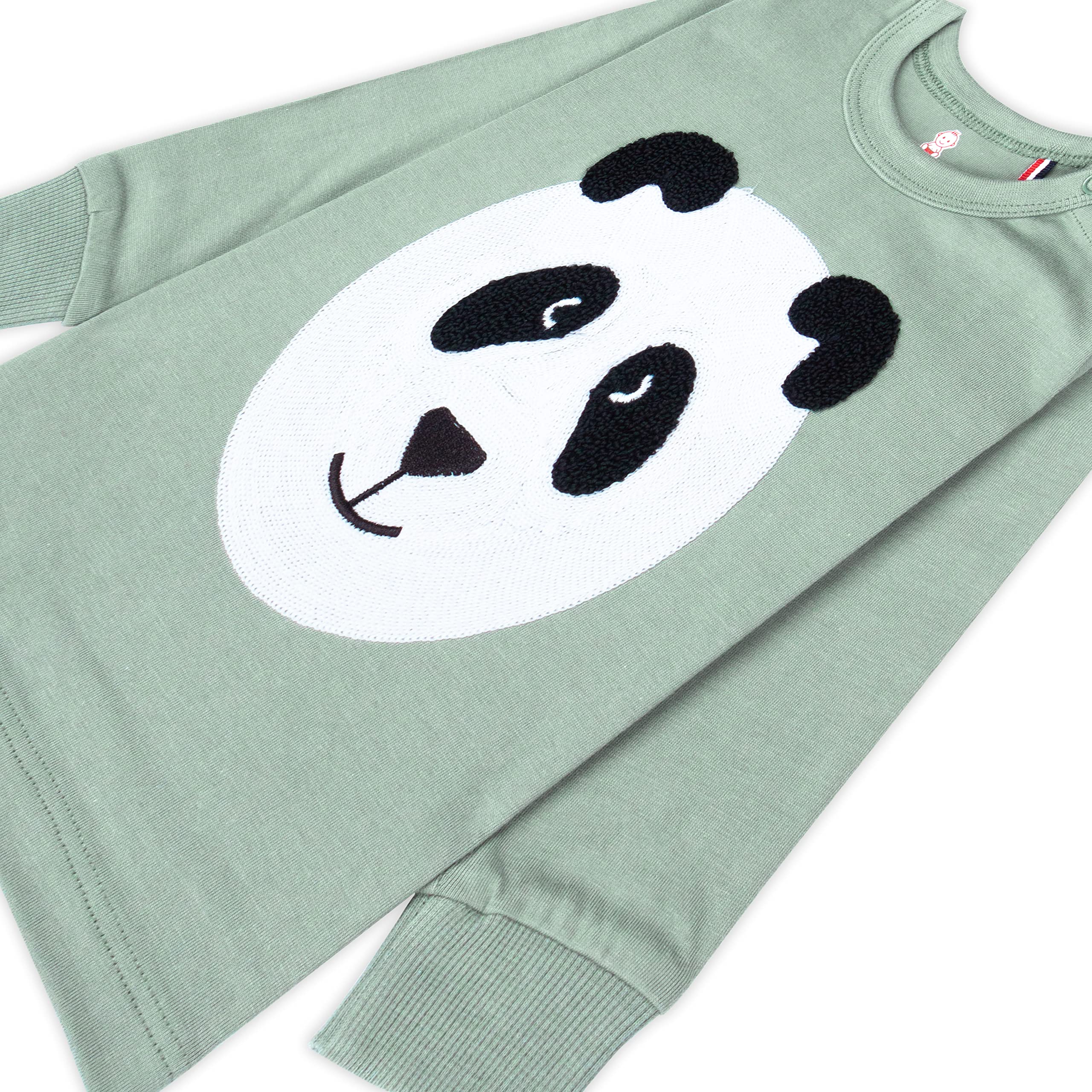 ARIEL Cotton Clothing Sets for Baby Boys & girls - Unisex Clothing sets Full Sleeve T-shirt & Pant (GrnPan_2-3 Years) - Image 3