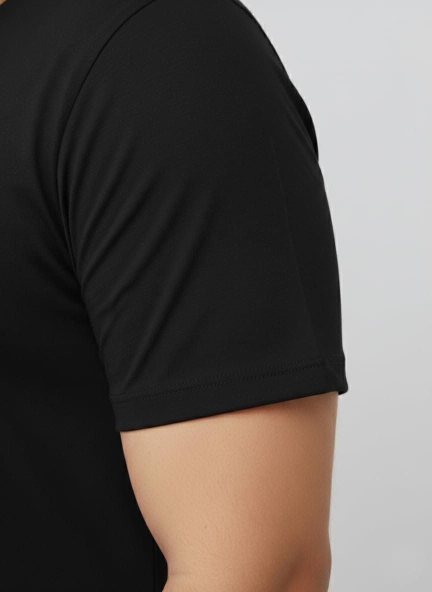 West Gate Clothing Plus Size T-Shirt for Men | Cotton Mens Tshirt 2XL,3XL,4XL,5XL,6XL,7XL,8XL | Travel,Gym T-Shirt | Solid Tshirts | Combo Pack of 2 - Image 7