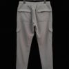 Heavy Toko Twill Unisex 6 Pocket Cargo Track Pant, Light Grey, Drawstring Waist L-5XL