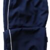 Men's Cotton Track Pants for Gym, Running, Yoga, Sports Full Length Lower with Side Piping | Elastic Waist with Drawstring | Navy Blue