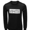 KTM Healthcare® S (US 36), Black : Men Crew Neck Long Sleeve Letters Prints Casual Tshirt