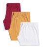 Women's Soft Cotton Stretch Fabric Leggings | Churidar Style, Indian Ethnic Wear Ultrasoft & Skin-Friendly, 4-Way Stretch Combo Legging Set | Pack of 3 (in, Alpha, 3XL, Regular, White, Sandel, Maroon)