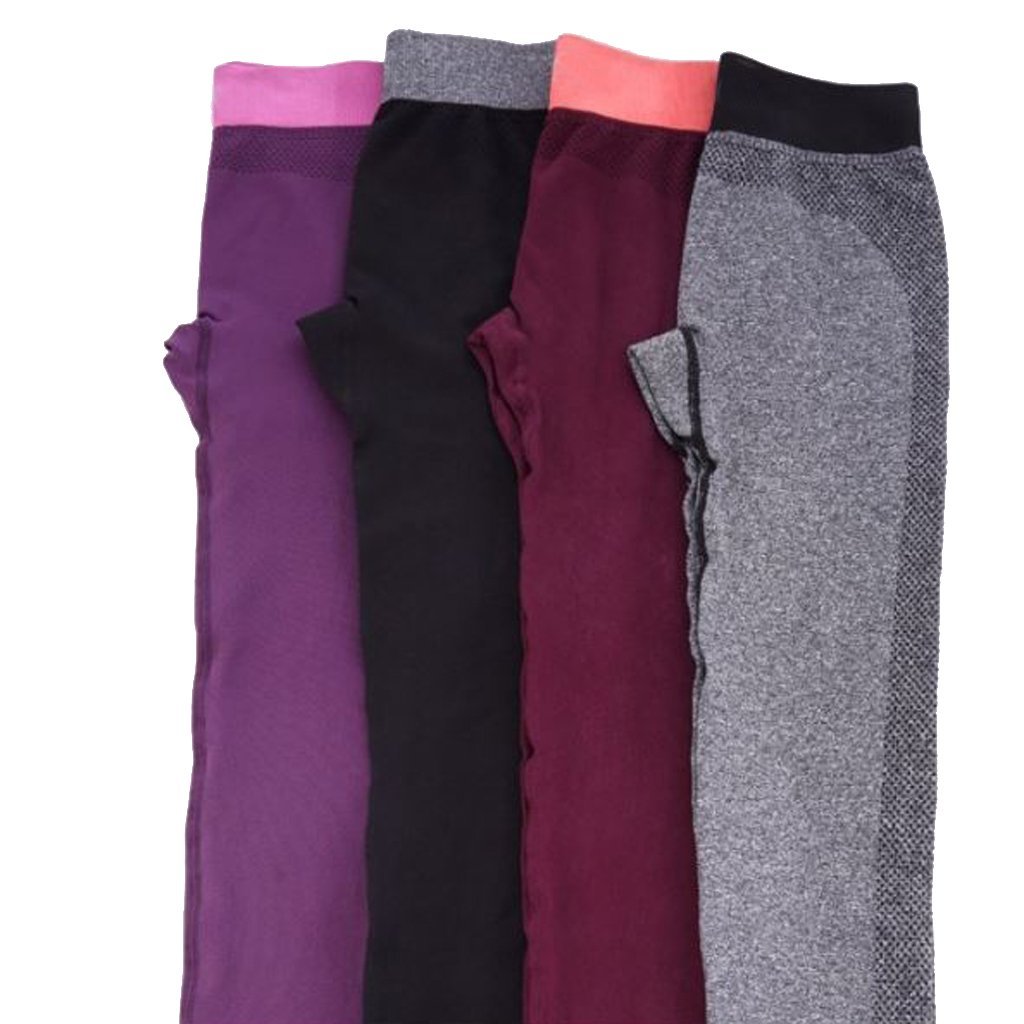 Imported Sweat-absorbent Spliced Skinny Yoga Pants Gym Pants Leggings Sportswear - Image 4