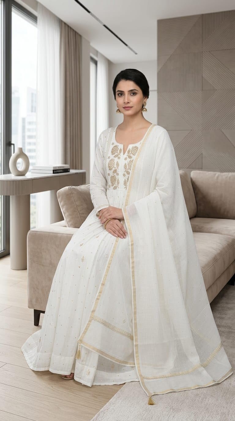 Gown White - Image 6