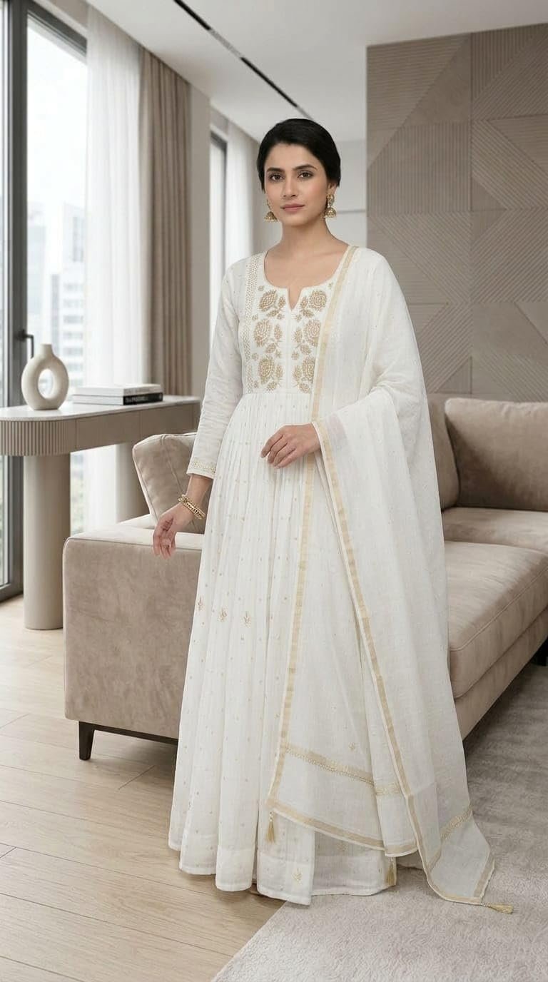 Gown White - Image 5
