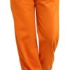 Elegance Men's Soild Comfort Wear Loose Fit Fleece Warm Track Pants Lower || Regular & Plus Sizes || Small - 10XL || (11COLOURS) (Orange, X-Large)