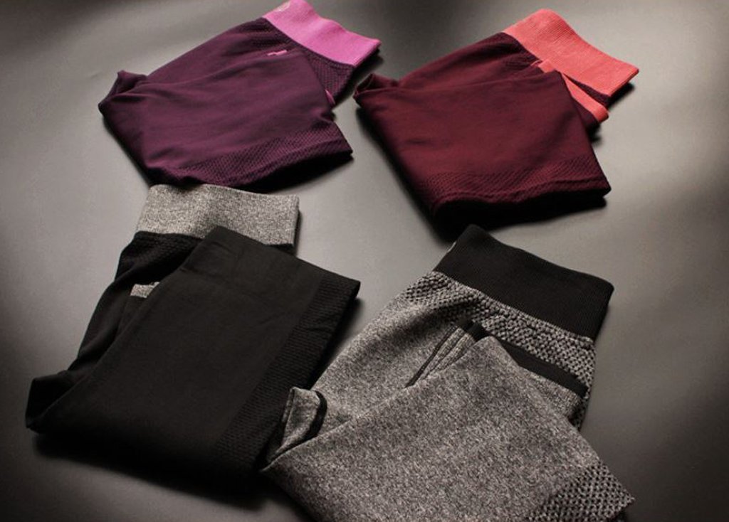 Imported Sweat-absorbent Spliced Skinny Yoga Pants Gym Pants Leggings Sportswear - Image 3