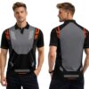 Lightweight Men’s Polo T-Shirt – Breathable Jersey with Half Sleeves & Collar Button, Perfect for Cricket, Football, Tennis, Gym & Training (Pack of 1) (in, Alpha, 3XL, Regular) Multicolour