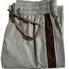 Men's Cotton Track Pants | Full Length Sports Lower with Side Stripe | Elastic Waist with Drawstring | Olive Green | Sizes 2XL