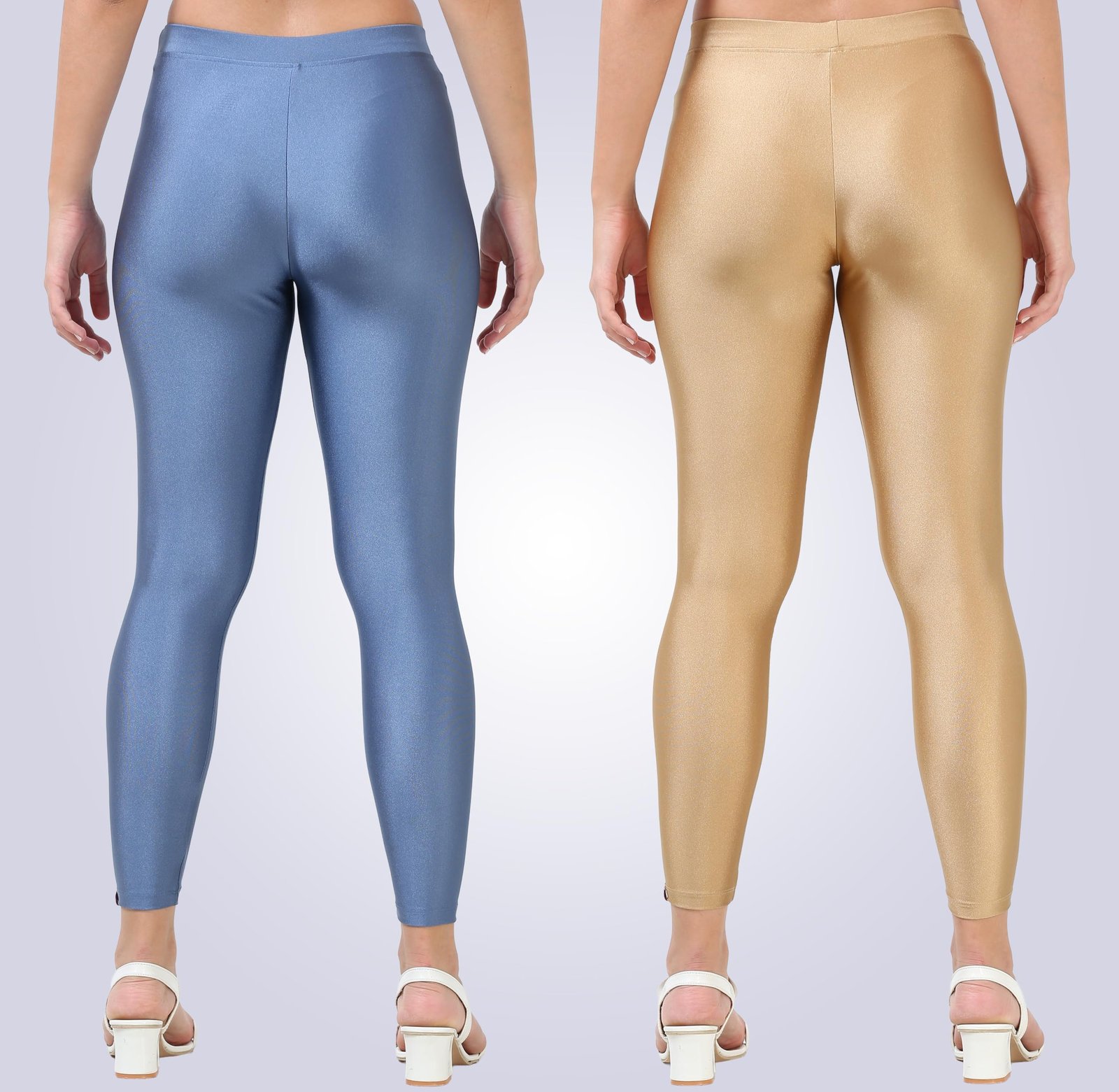 Just Fit Womens Ankle Length Shimmer Legging Multicolour