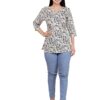 Masiullah stor Women's Short Kurti Tops for Jeans | Stylish Rayon Kurta for Girls | Trendy Ethnic Short Kurta for Daily & Office Wear PR20
